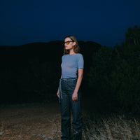 RAW WIDE LEG DENIM TROUSER