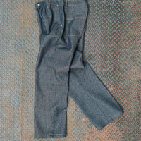 RAW WIDE LEG DENIM TROUSER