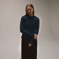 RIB RAGLAN SWEATER