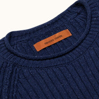RIB RAGLAN SWEATER