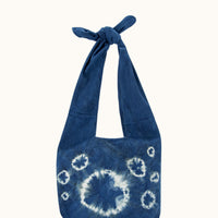 SHIBORI & FLOWER-PRESSING TSUNO BAG