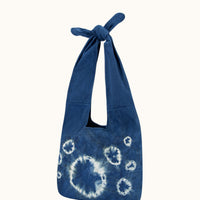 SHIBORI & FLOWER-PRESSING TSUNO BAG