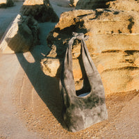 SHIBORI & FLOWER-PRESSING TSUNO BAG