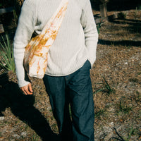 SHIBORI & FLOWER-PRESSING TSUNO BAG