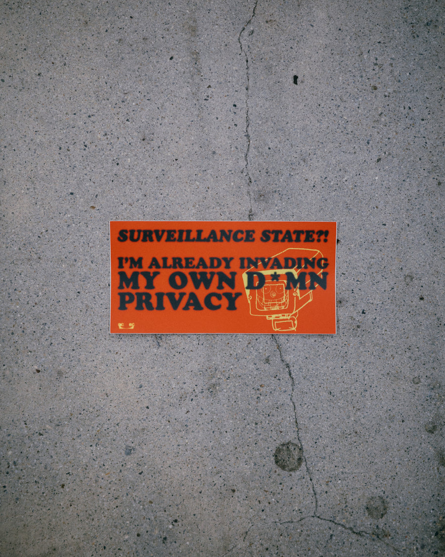 Surveillance State Bumper Sticker