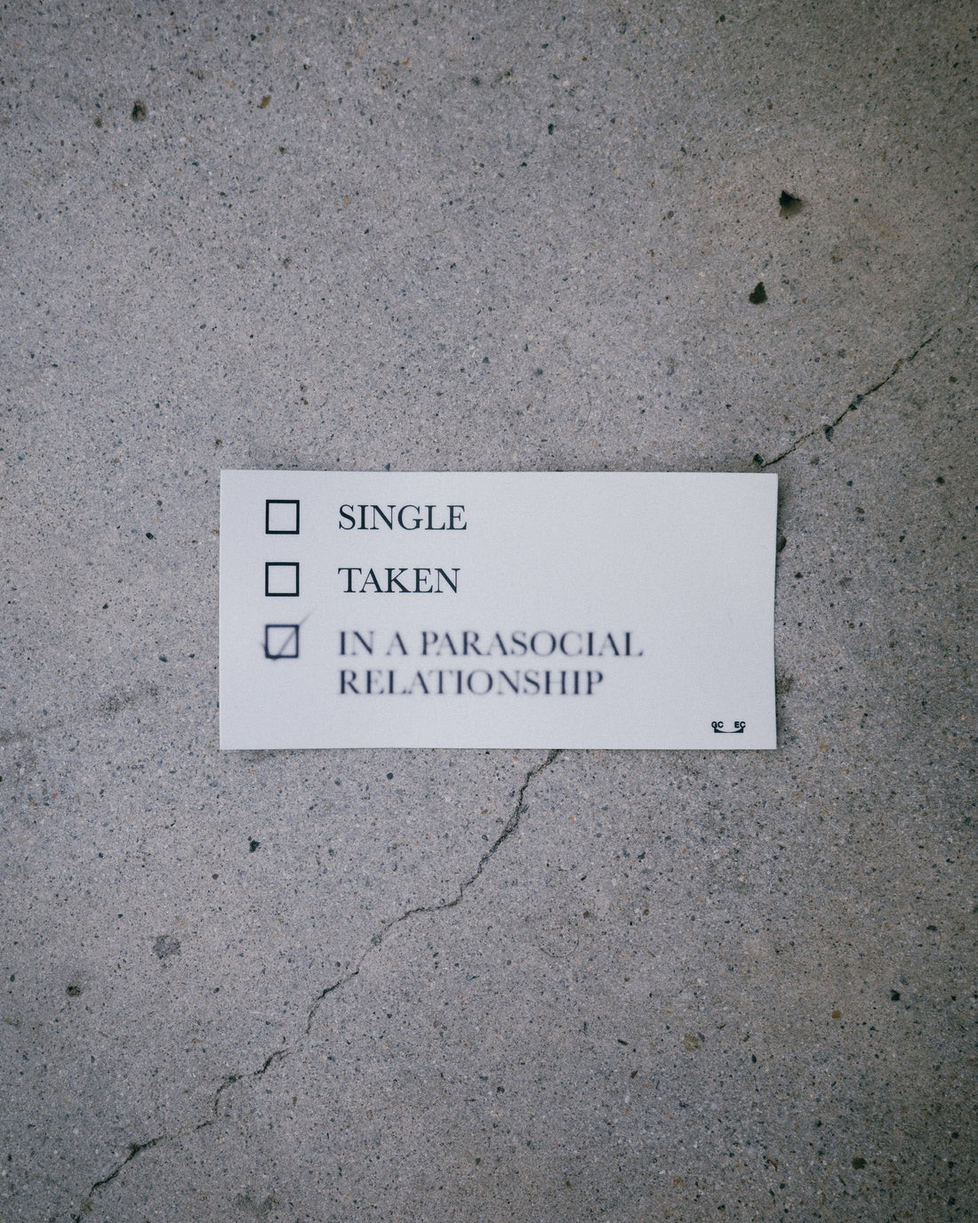 Parasocial Love Bumper Sticker