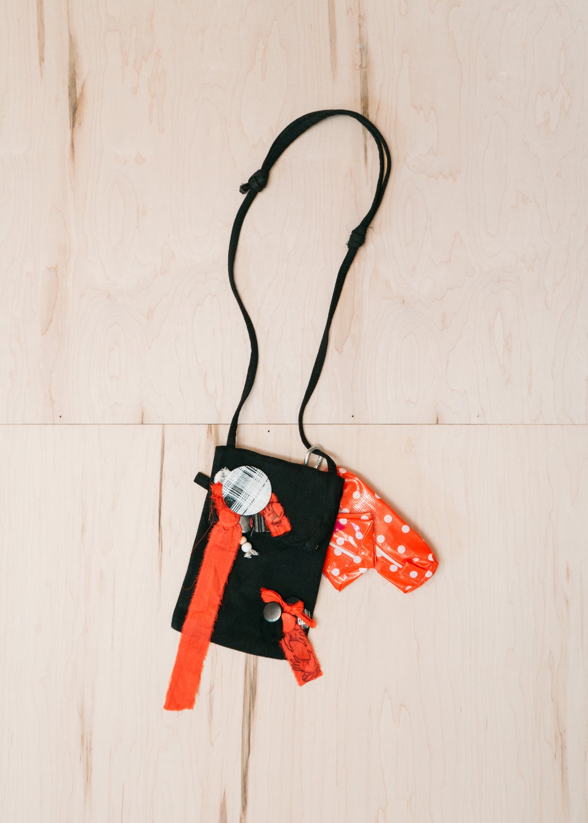 Tasseled Musette Bag