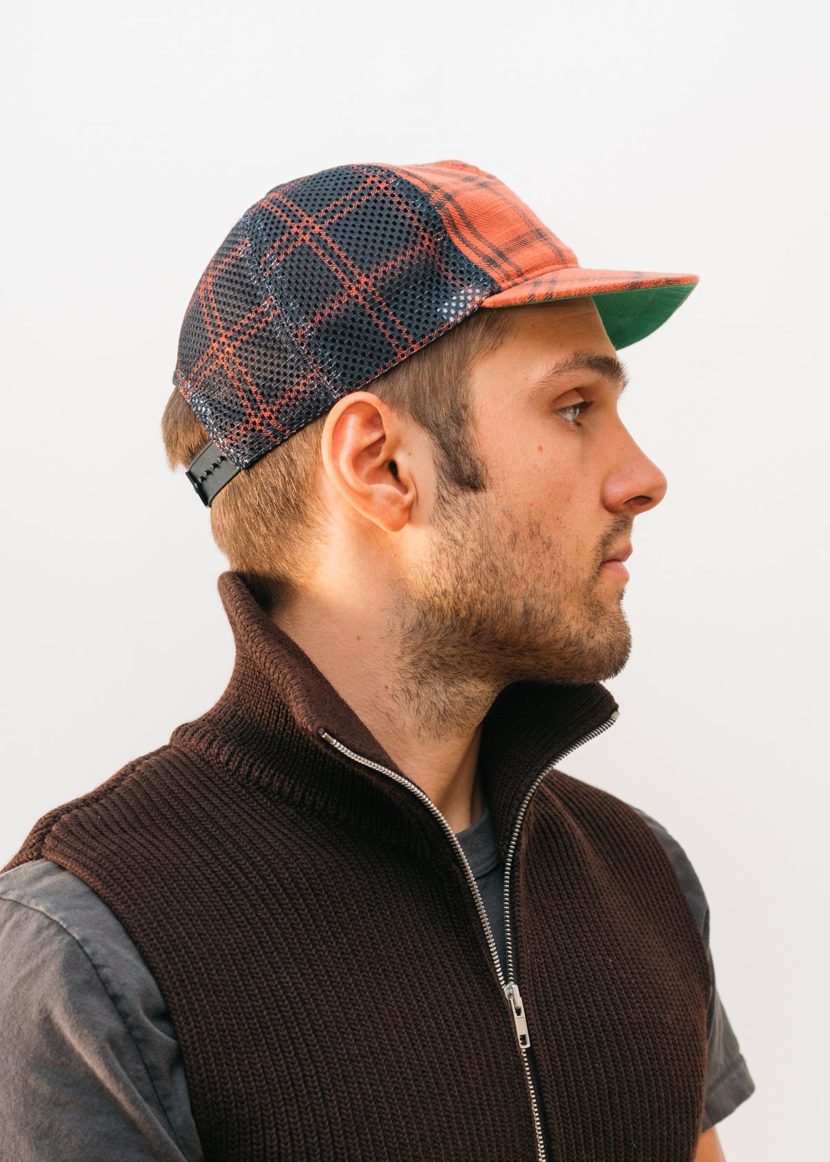 Hat (Linen Plaid)