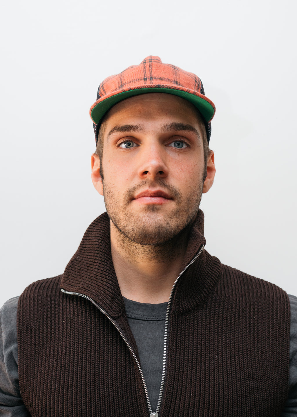 Hat (Linen Plaid)