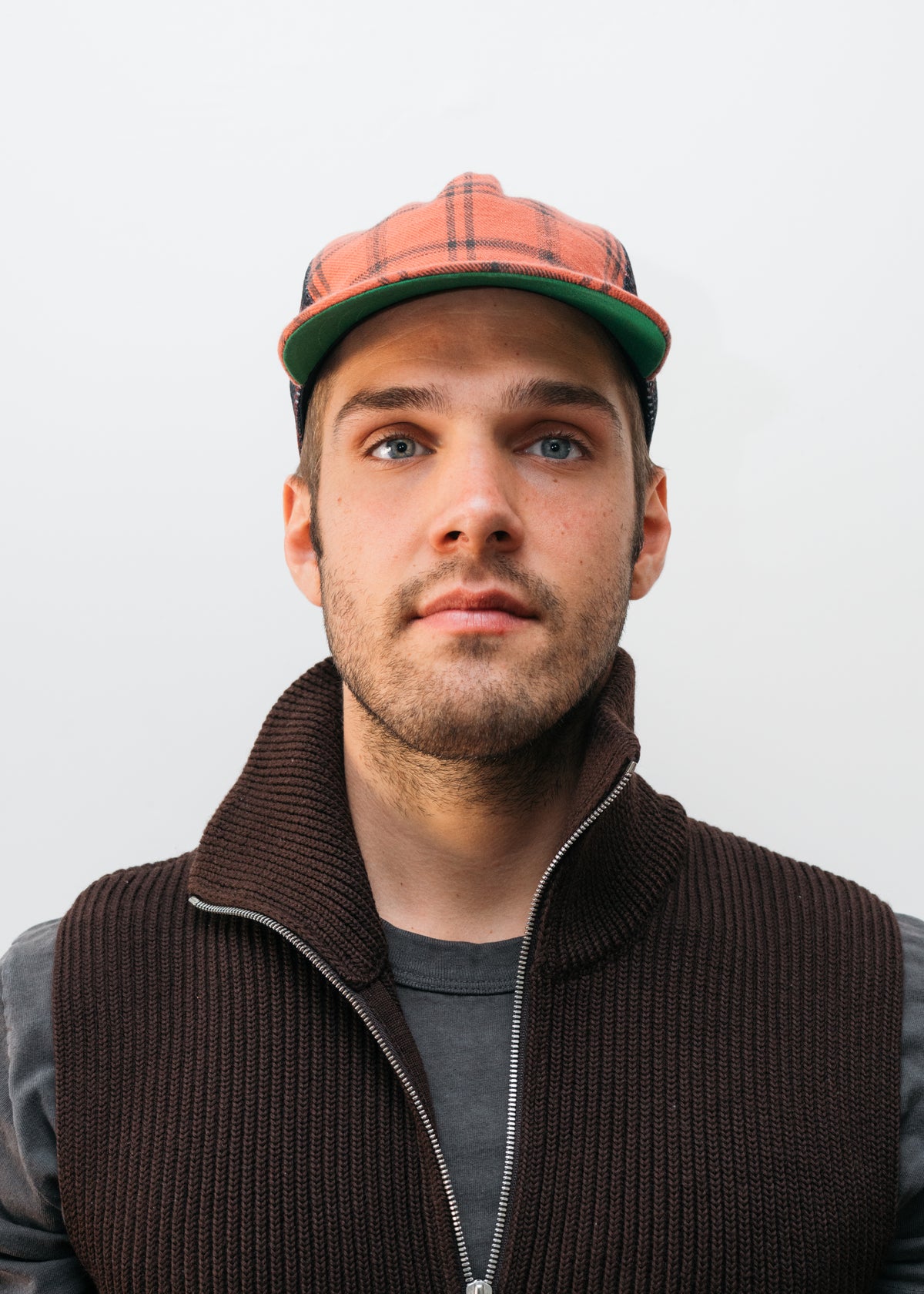 Hat (Linen Plaid)