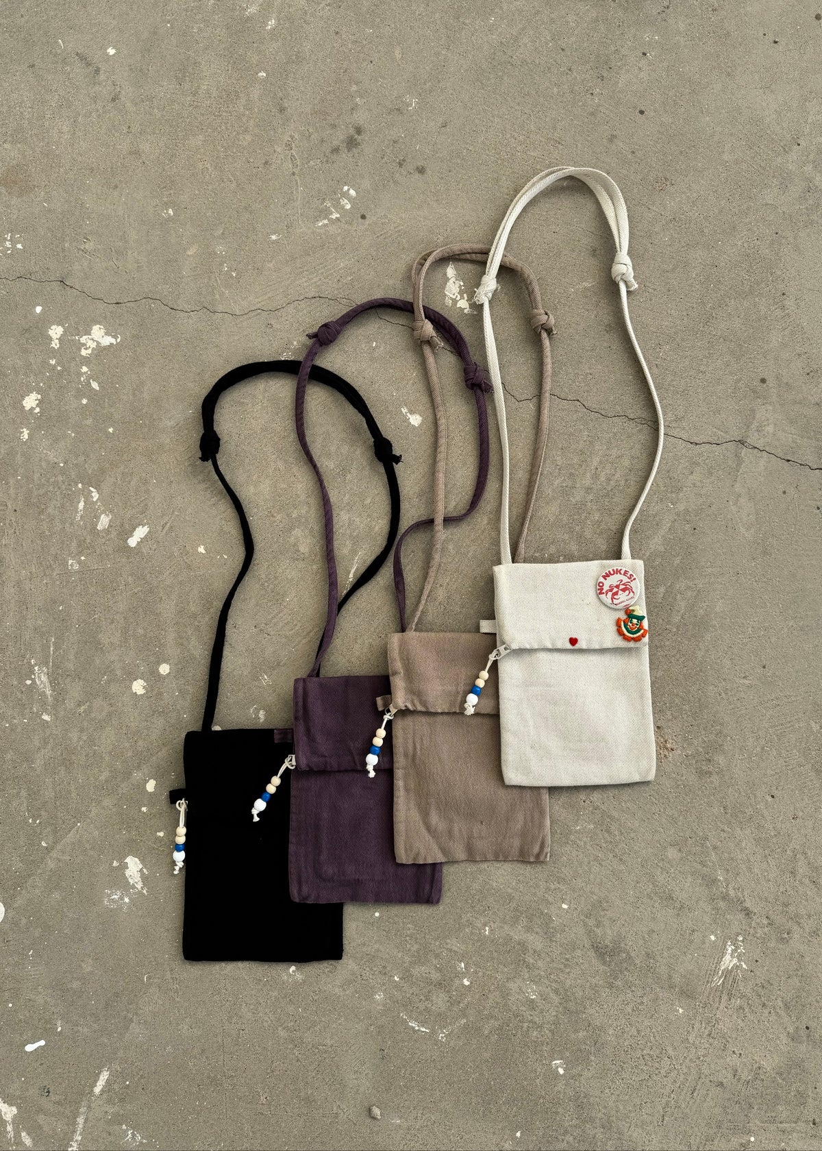 Tasseled Musette Bag