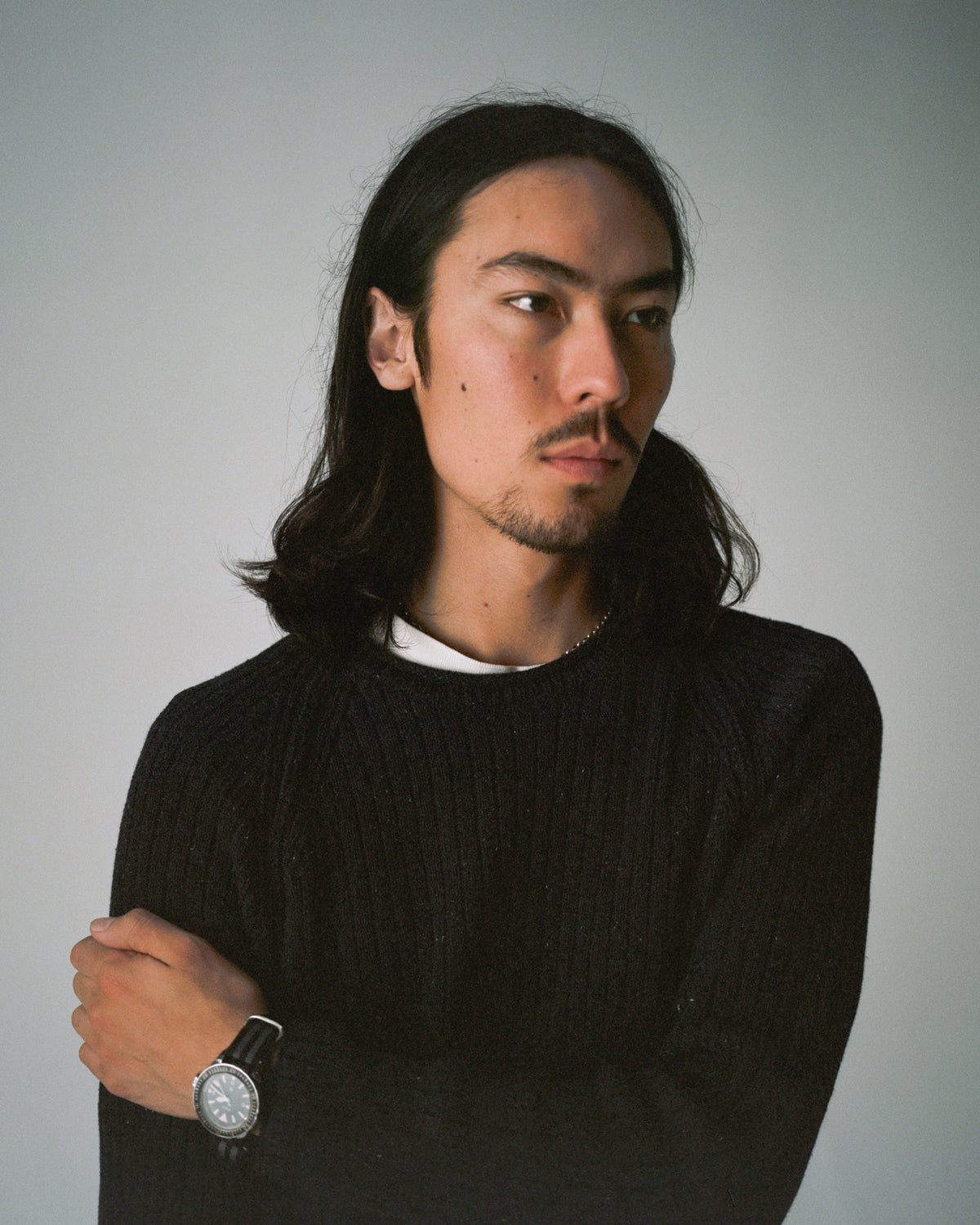 Rib Raglan Sweater
