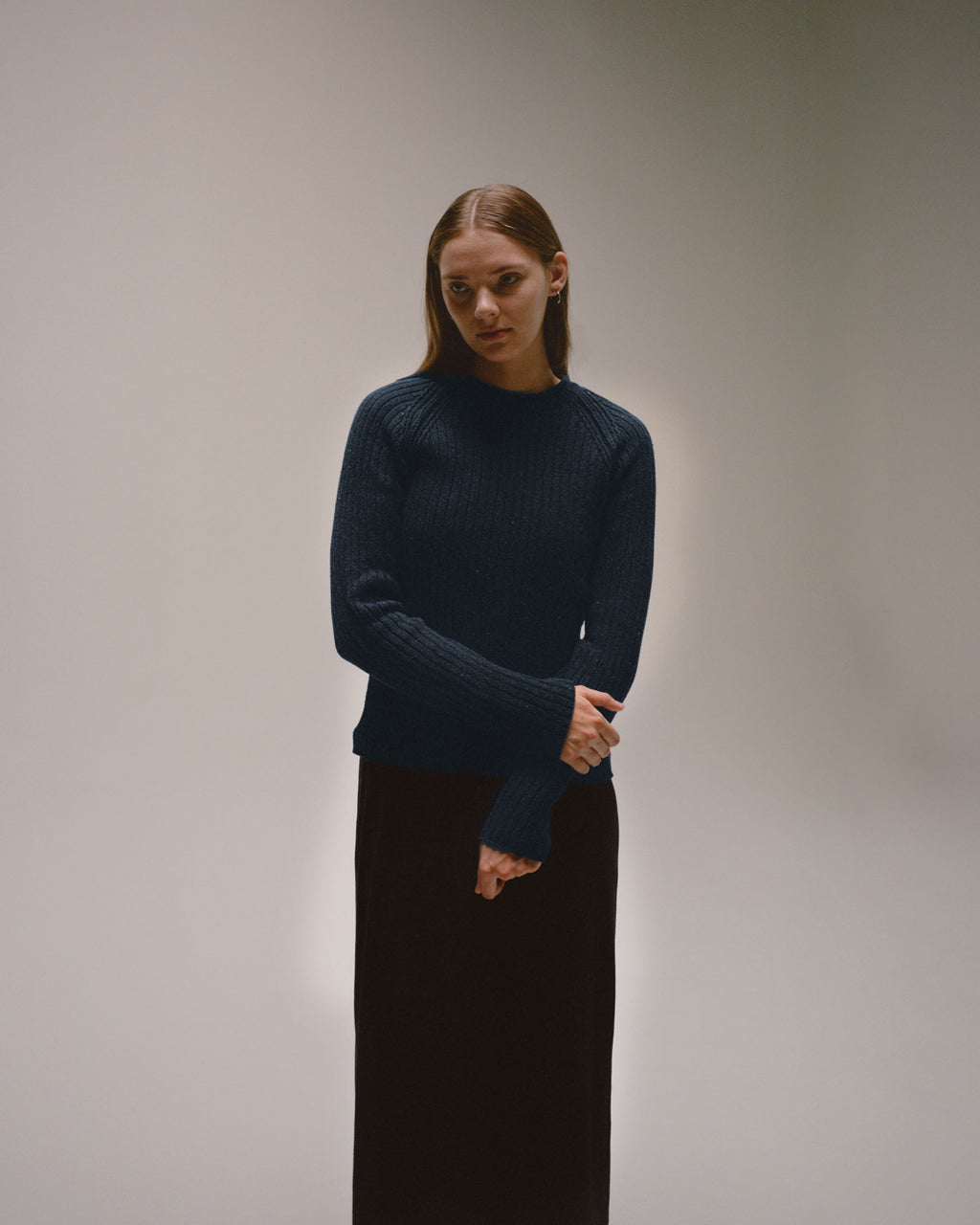 Rib Raglan Sweater