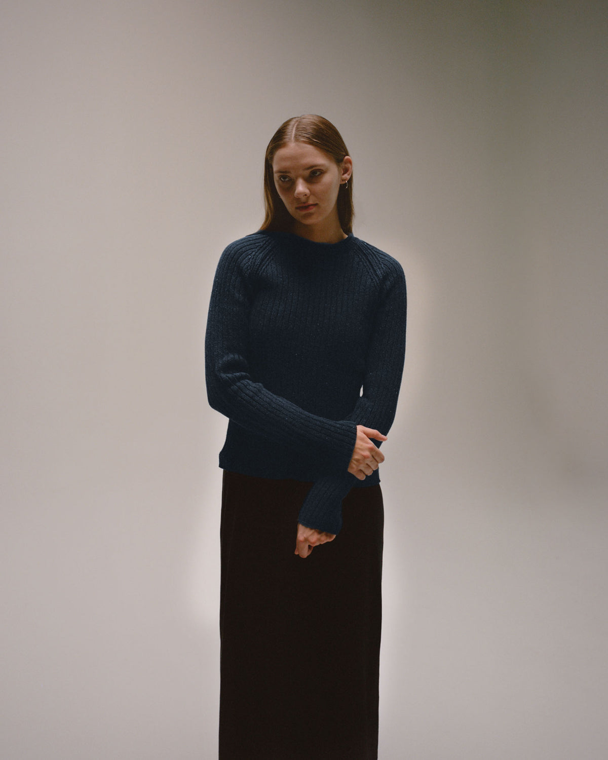 Rib Raglan Sweater