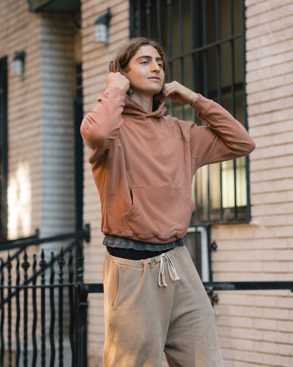 Bark Dyed Boxing Sweatshirt