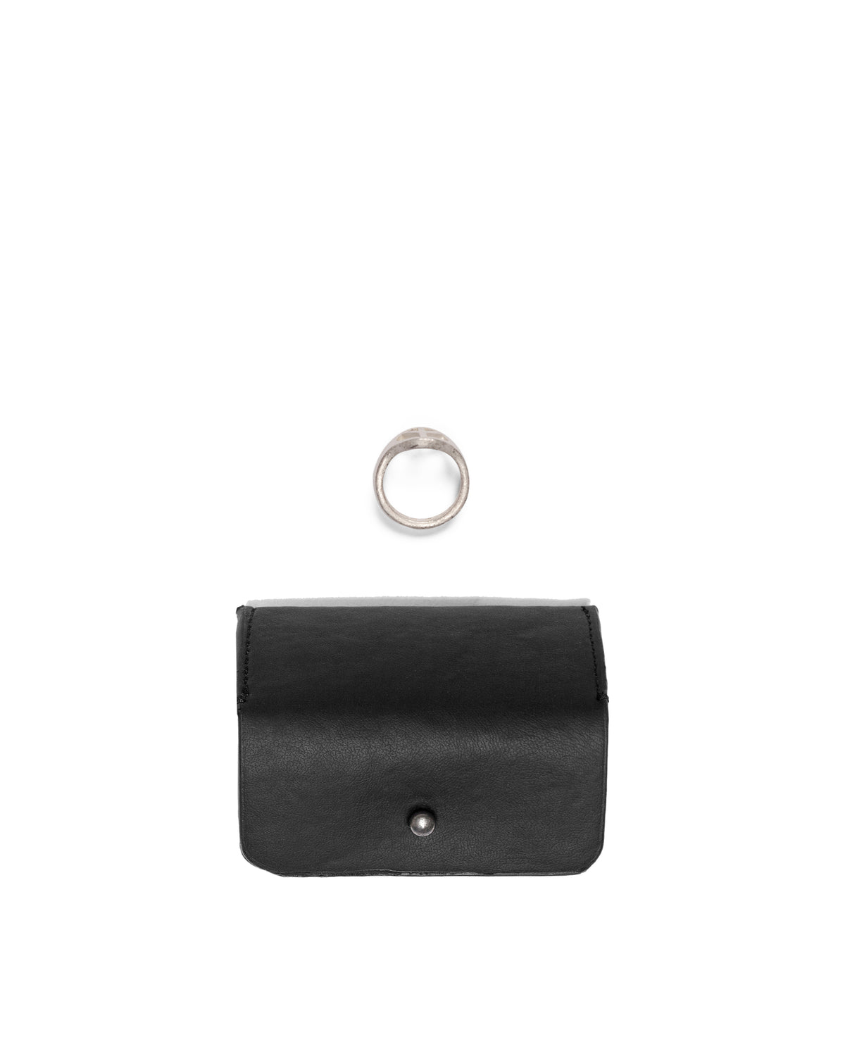 Raw Silver Peace Ring